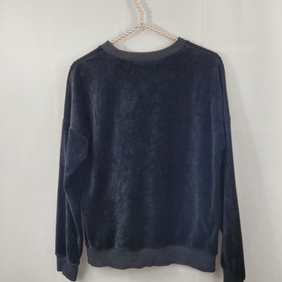 Anine Bing Velour Velvet Sweatshirt - Picture 8 of 12